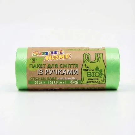 Пакет для сміття 35х30шт з ручками BIO